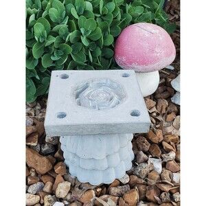 Handcrafted Cement Bee Watering Station, Butterfly Puddler, Pollinator Garden